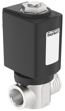 Type 6027 Direct-acting 2/2-way Plunger Valve G1/4 24V DC Stainless/FKM