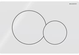 Sigma01 Actuator Plate, Dual Flush, Polished Chrome