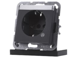 SCHUKO Socket Outlet with LED Orientation Light 16 A 250 V~ System 55 Anthracite