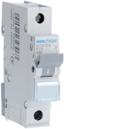 MTN125 MCB 1P 6kA B-25A 1M