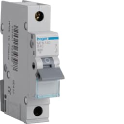 MTN140 MCB 1P 6kA B-40A 1M
