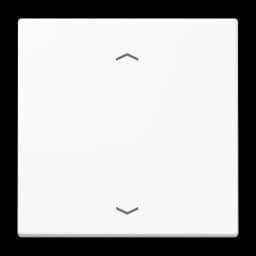 Rocker with Arrow Symbols Duroplastic White LS 990 Venetian Blind