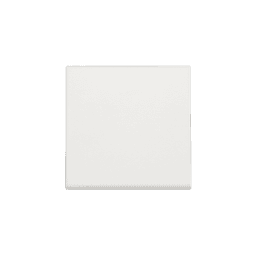 Finishing Set for Single Electronic Switch or Push Button, Niko Intense White