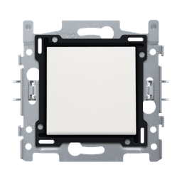 Single Pole Switch 10 A with Screw Terminals, Niko Intense White