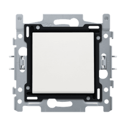 Two-Way Switch 10 A with Screw Terminals, Niko Intense White