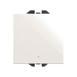 Single-pole switch 10AX 230V~ with built-in pilot light white Simon 270