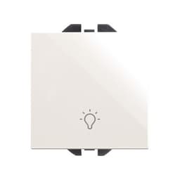 Push-button switch with light symbol 10A 230V~ white Simon 270