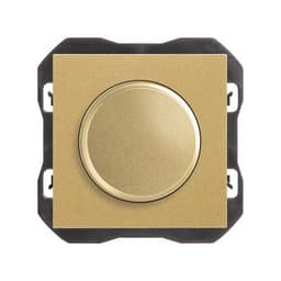 2-wire phase-cut dimmer switch 230V~ gold Simon 270