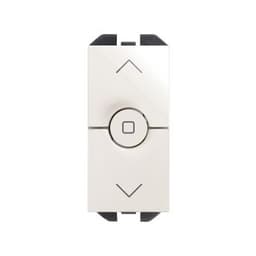 Blinds switch 230V~ with narrow rocker and 3 positions white Simon 270