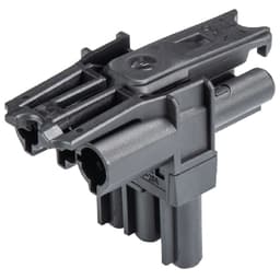 gesis CLASSIC GST18i3 T-Distributor 3-pole 1-in/2-out Black