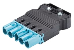 gesis CLASSIC GST18i5 Male Connector 5-pole Pastel Blue Pre-assembled