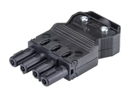 gesis CLASSIC GST18i4 Female Connector 4-pole Black