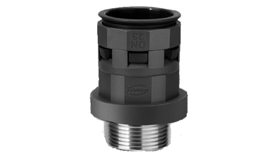 Non-metallic conduit fittings