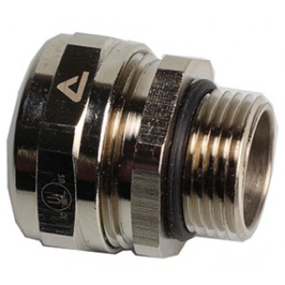 Metallic flexible conduit fittings